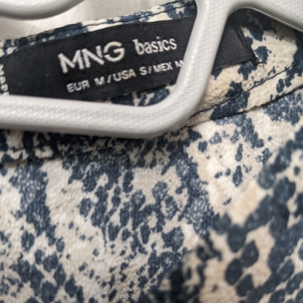 Mng Basics Classic Print Blouse - image 3